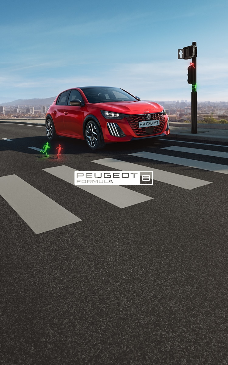 PEUGEOT 208 hybrid or petrol front view